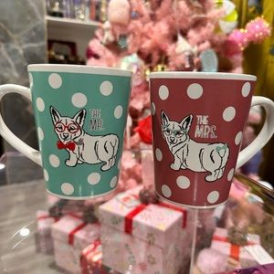 *SOLD* Mr. & Mrs Corgi mugs